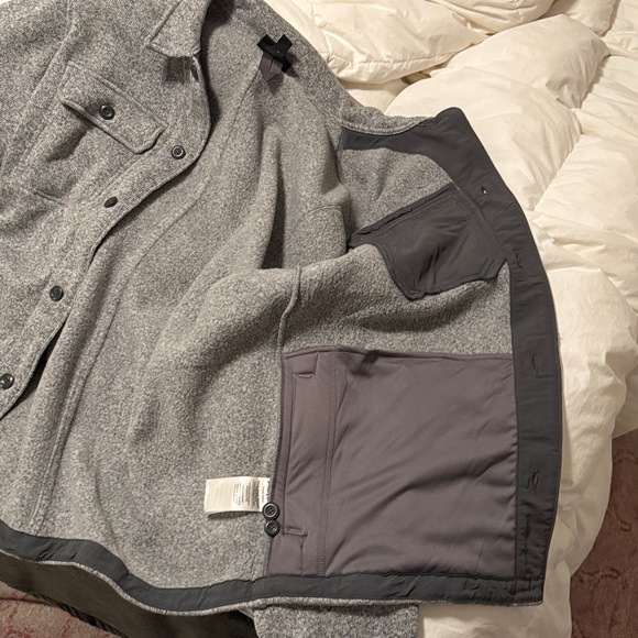 Gray Button-Up Jacket - Picture 3 of 4